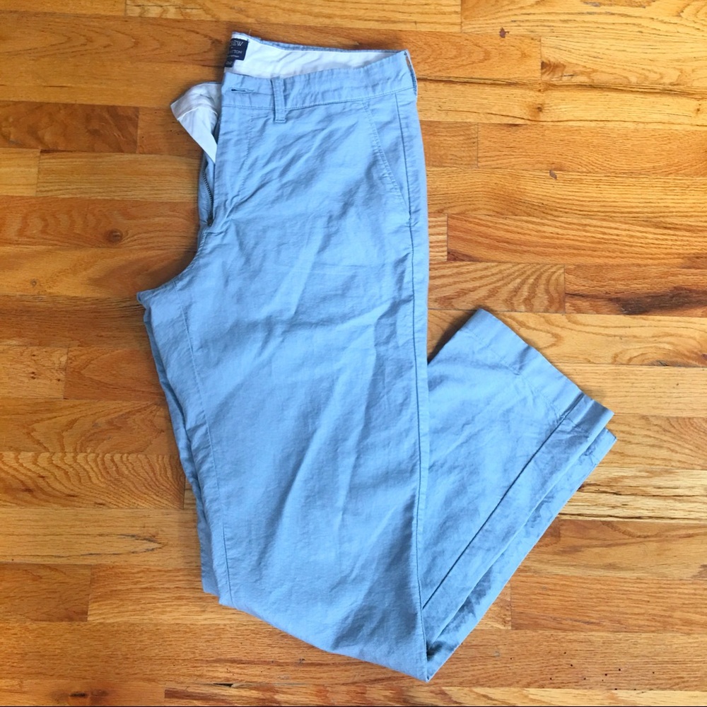 J Crew Slim-Straight Khakis