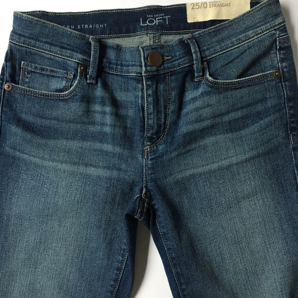 Loft straight leg jeans - Picture 2 of 4