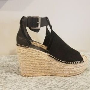 Marc Fisher Annie perforated espadrilles