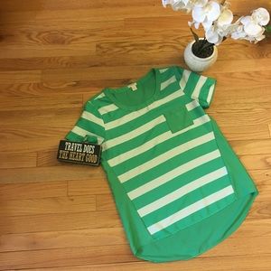 🍃 JCREW FACTORY STRIPED SHORT SLEEVE SHIRT