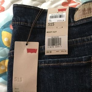 Levi's NWT Dark Wash 515 Bootcut
