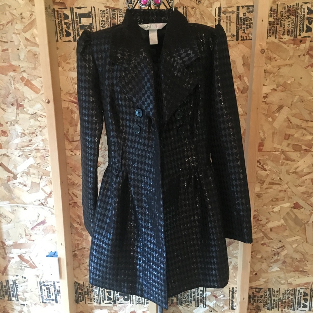 Black peacoat *final sale*