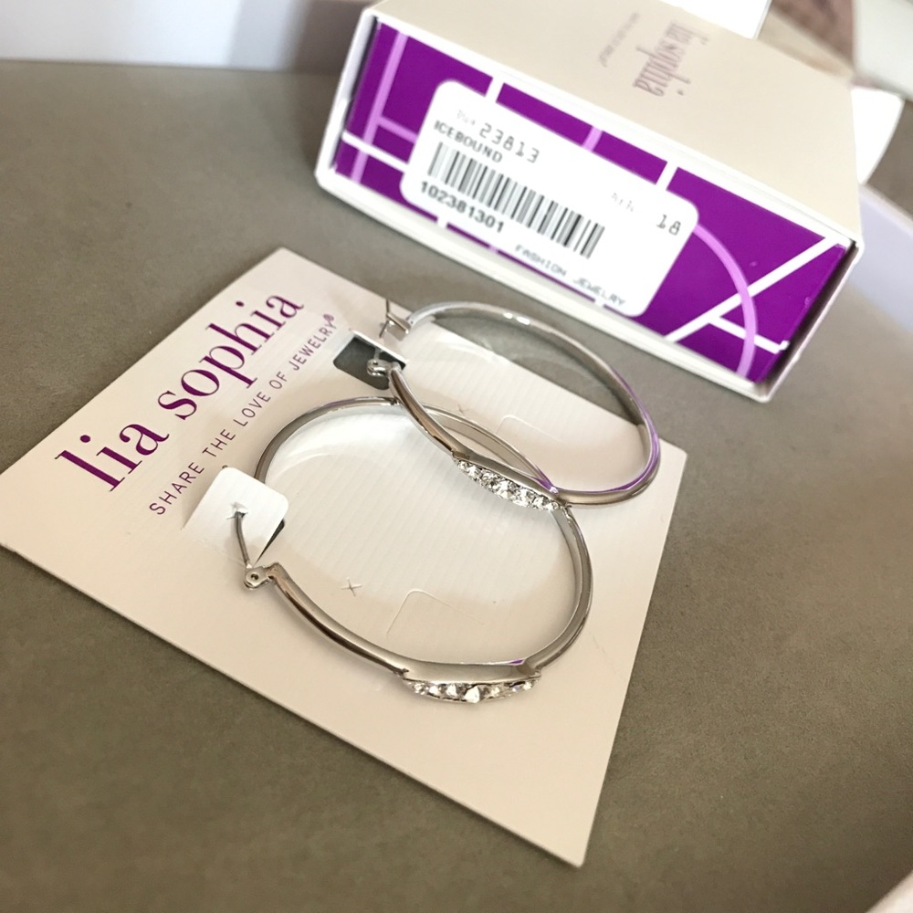 Lia Sophia Icebound Hoops