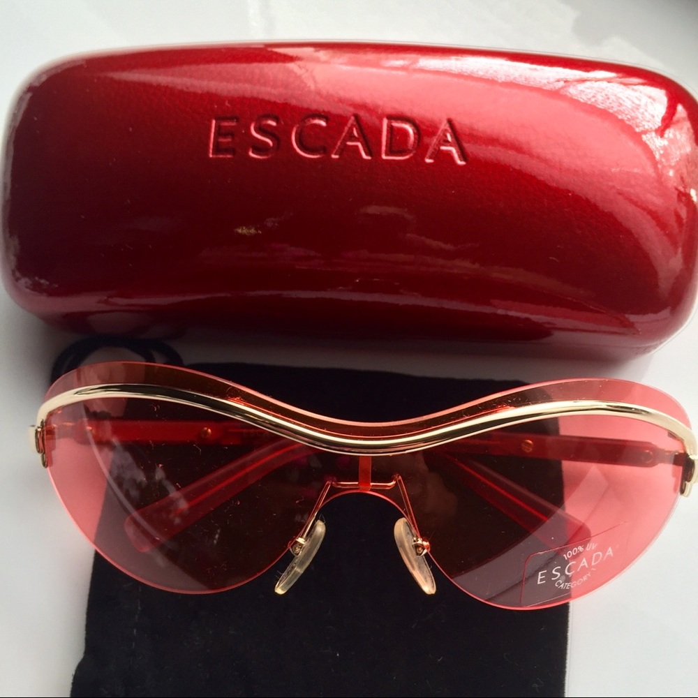 ✨Rare✨ Brand New Escada Sunglasses W/Case