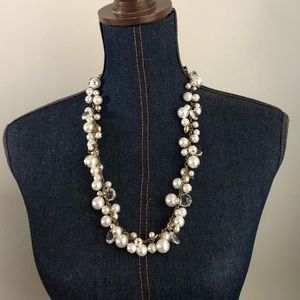 Chloe & Isabel pearl and crystal drop necklace