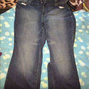 Boot Cut Jeans. For plus size women.