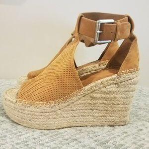 Marc Fisher Annie perforated espadrilles