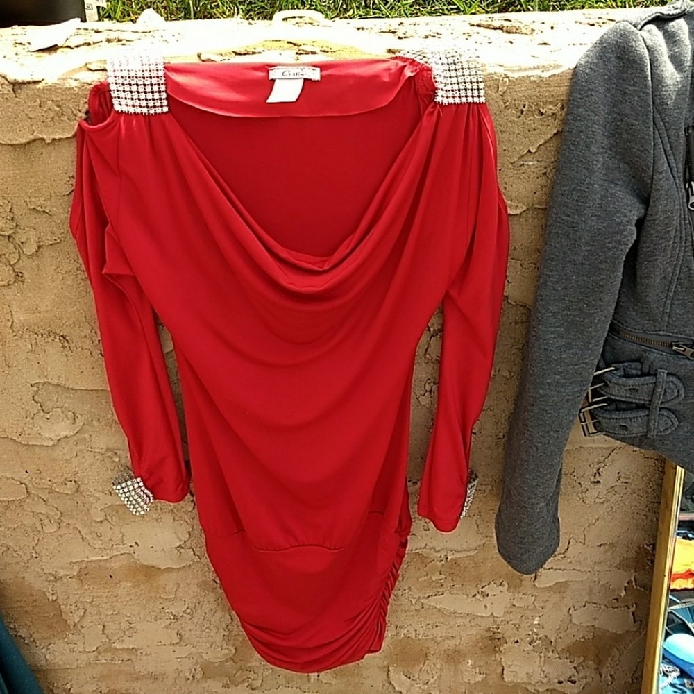 Red dress