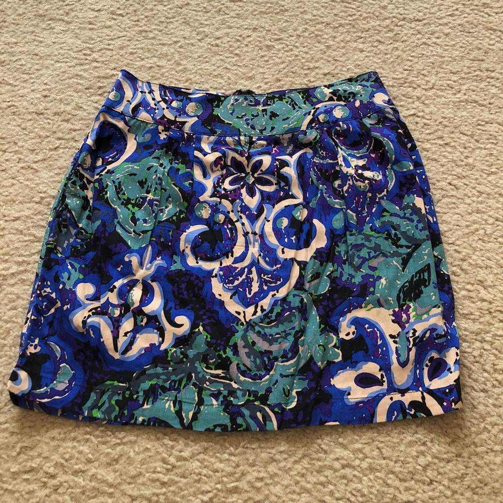 Forever 21 Floral Print Mini Skirt