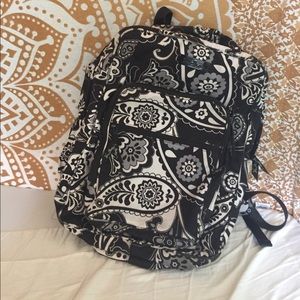 Vera Bradley Midnight Paisley Lighten Up Backpack