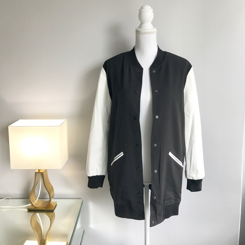 RENVY Colorblock Bomber Jacket