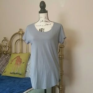Alternative Apparel Blue/Gray Short Sleeved Tee