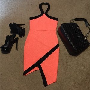 Hot Orange dress