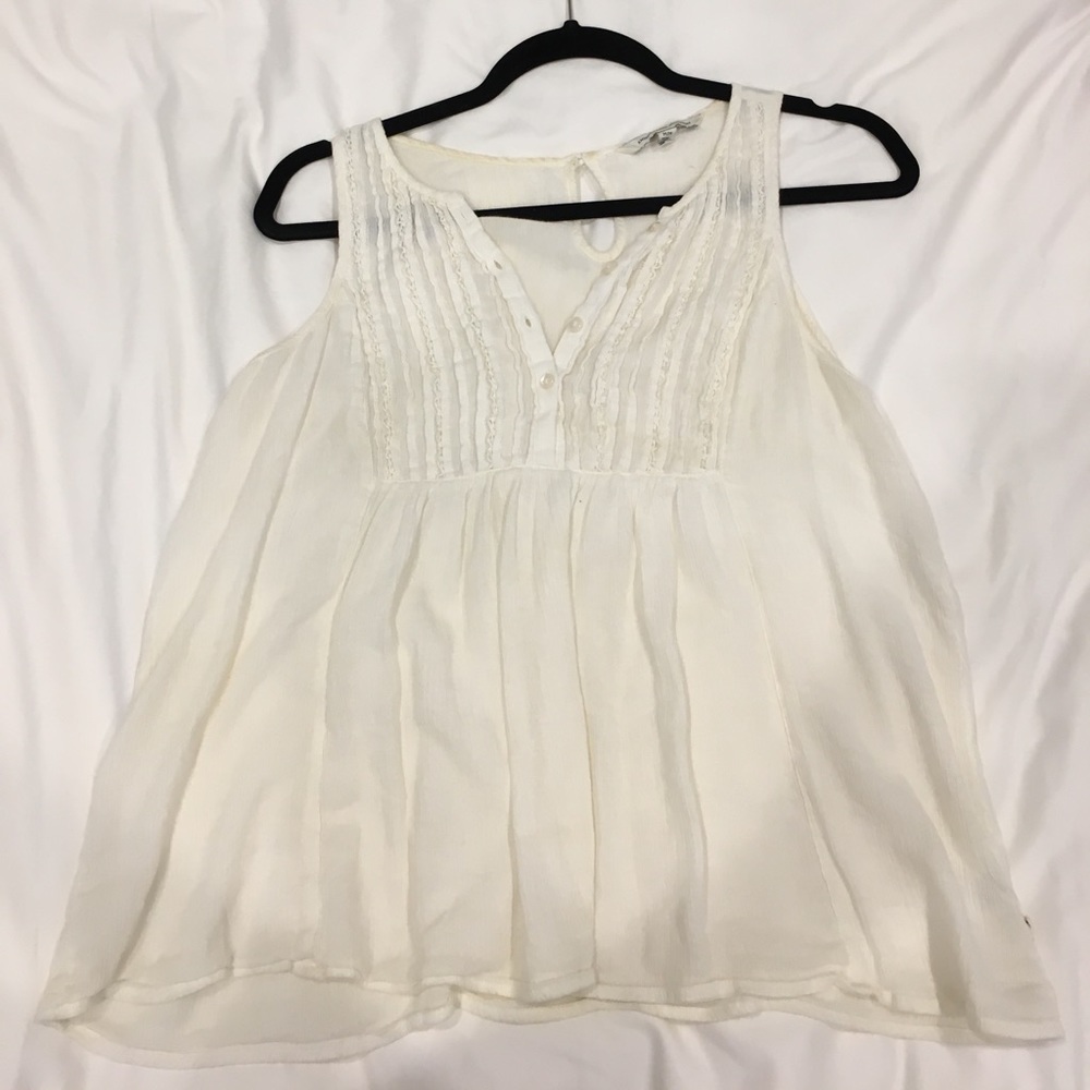 American Eagle Outfitters sheer flowy tank top