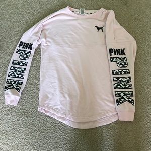 pink pull over