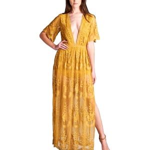 Mustard Yellow romper/dress