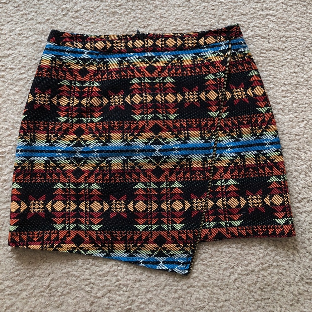Forever 21 Tribal Print Skirt