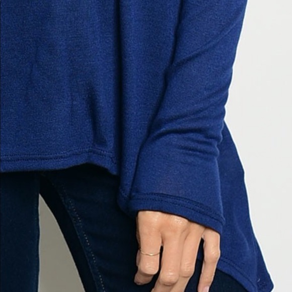 Assymetric Jersey Tunic Top - Picture 4 of 6