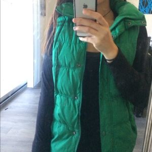 Kelly green Old Navy vest