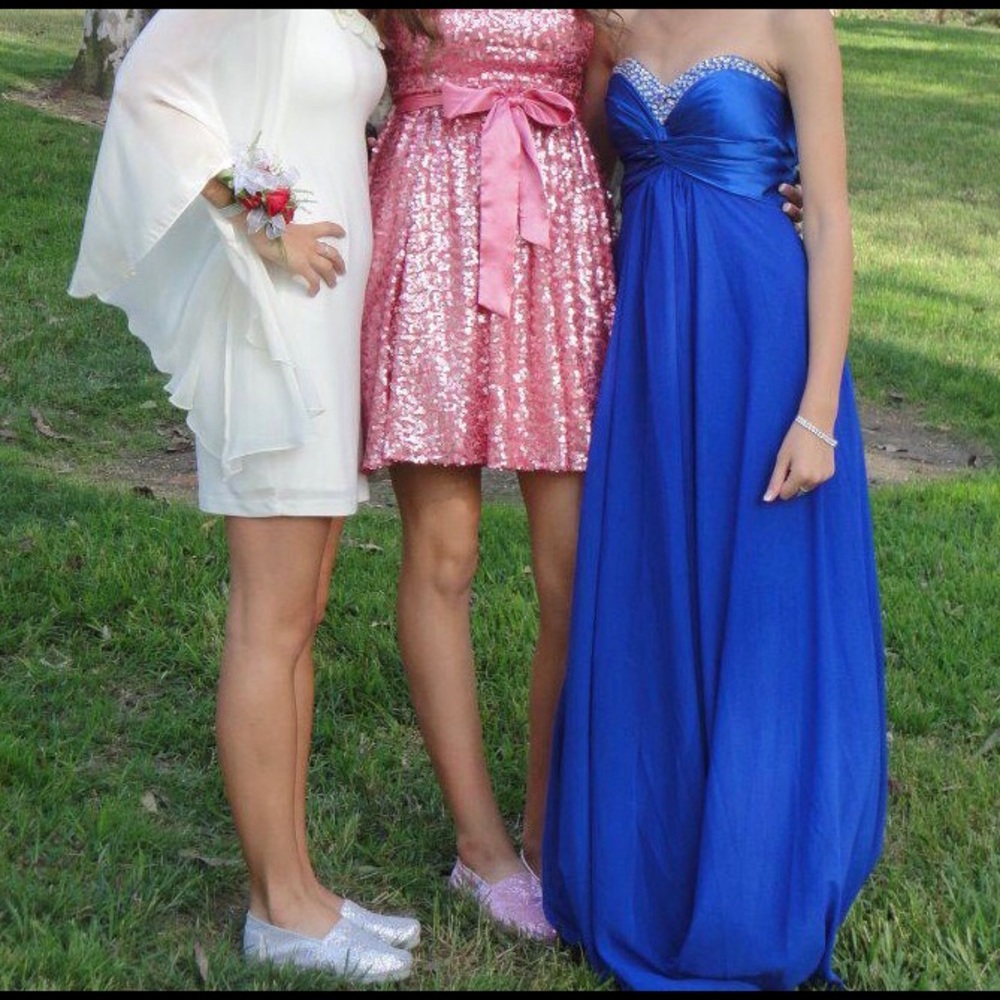 Size 2 royal blue prom dress