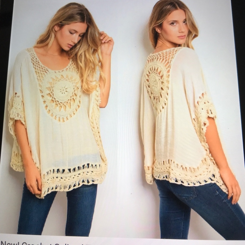 Women’s Crochet spliced top