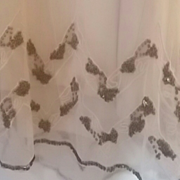 Forever 21 Cream Beaded Slip Dress - Picture 4 of 6