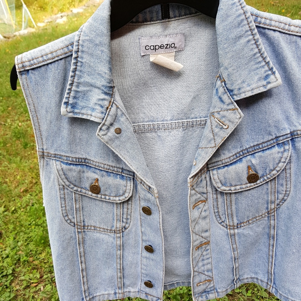 Denim vest