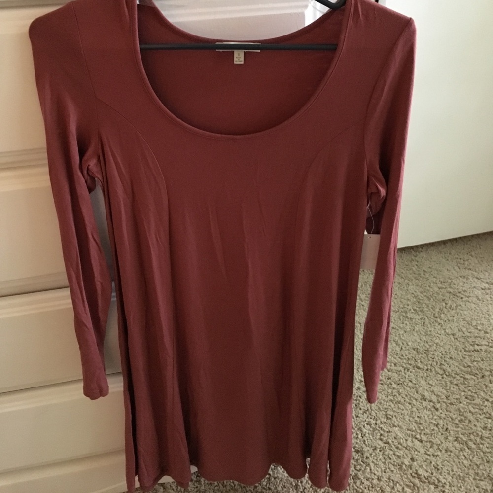 Charlotte Russe long sleeve skater dress