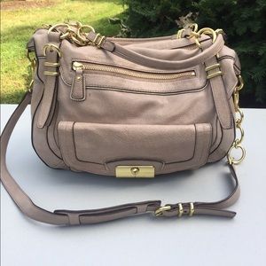 Coach tan shoulder, crossbody