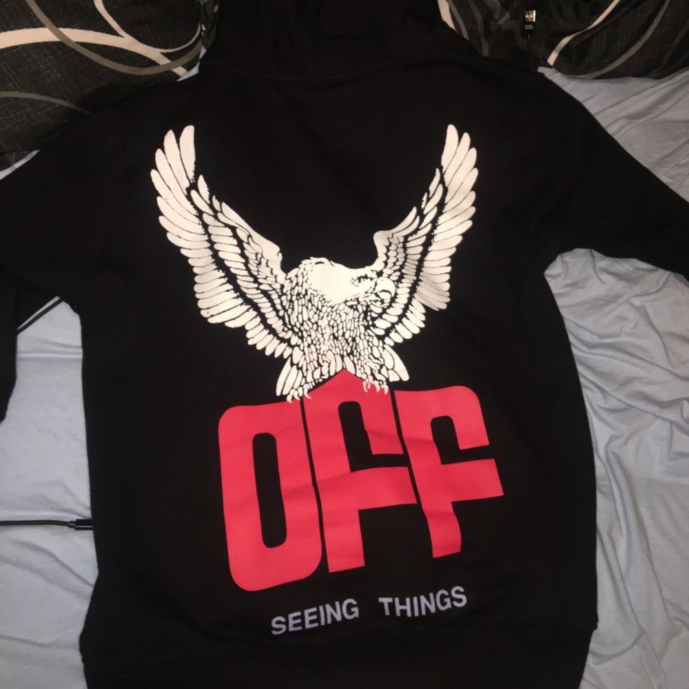 Off White Hoodie Sz M 100 Authentic
