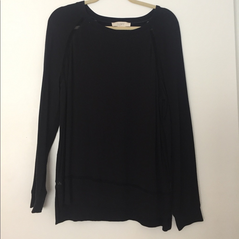 LOFT Raglan Style Long Sleeved Top