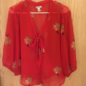 Old navy shear and floral top
