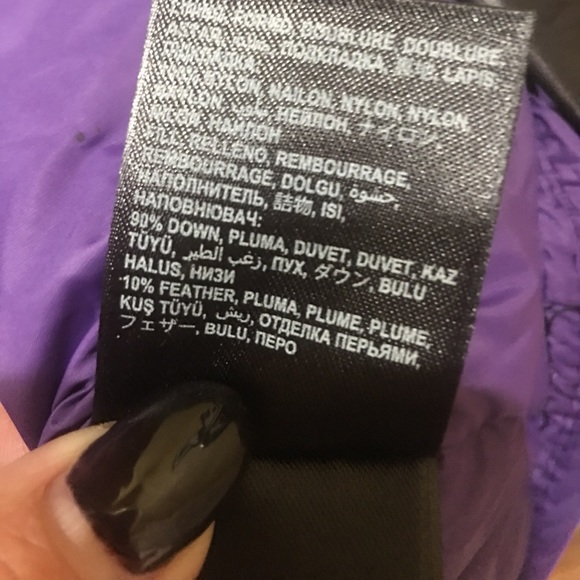 🆕 PACKABLE BLACK DOWN PUFFER COAT L - Picture 6 of 6