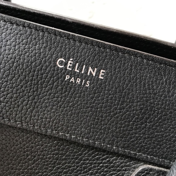 Celine Black Phantom Luggage Medium Bag - Picture 2 of 6