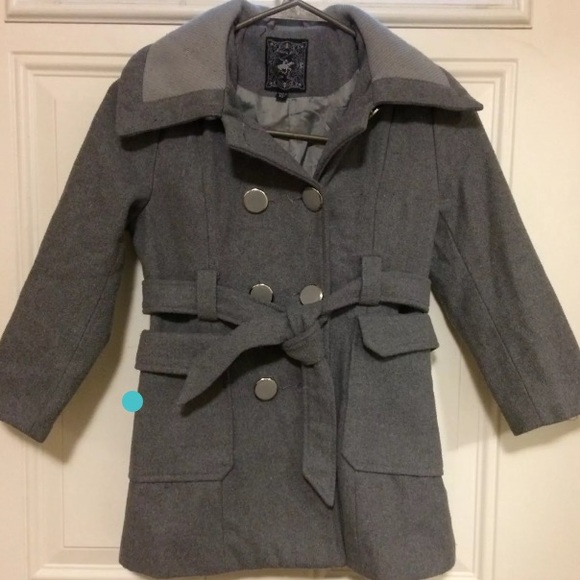 ❌sold on Mercari❌. Girls Size 6x Wool Peacoat - Picture 2 of 5