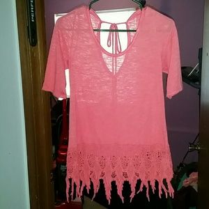 Pink dressy shirt