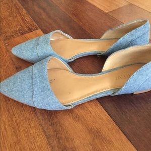 J. Crew Denim Flats
