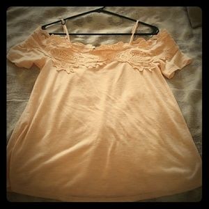 Women's cold shoulder top