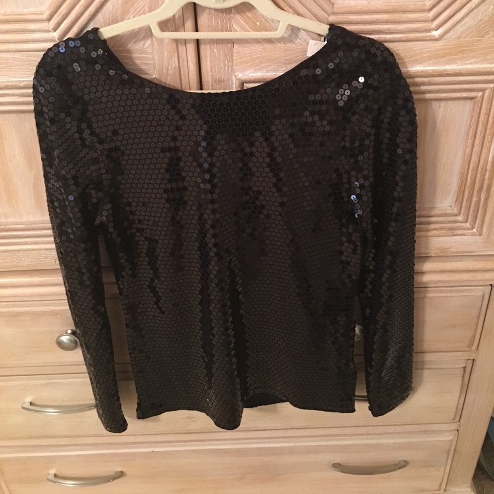 Michael Kors 100% sequence holiday top