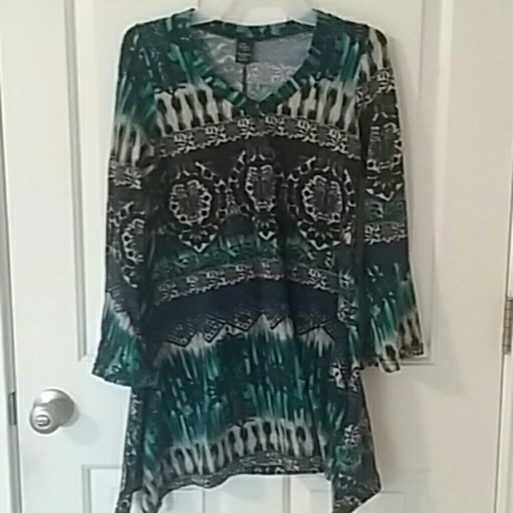 Flare bottom tunic