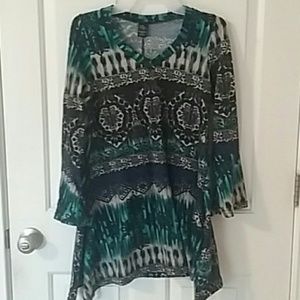 Flare bottom tunic