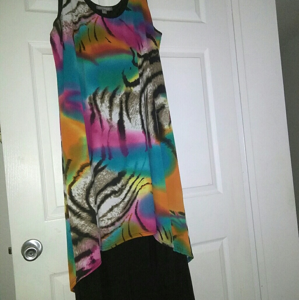 High low dress sleeveless