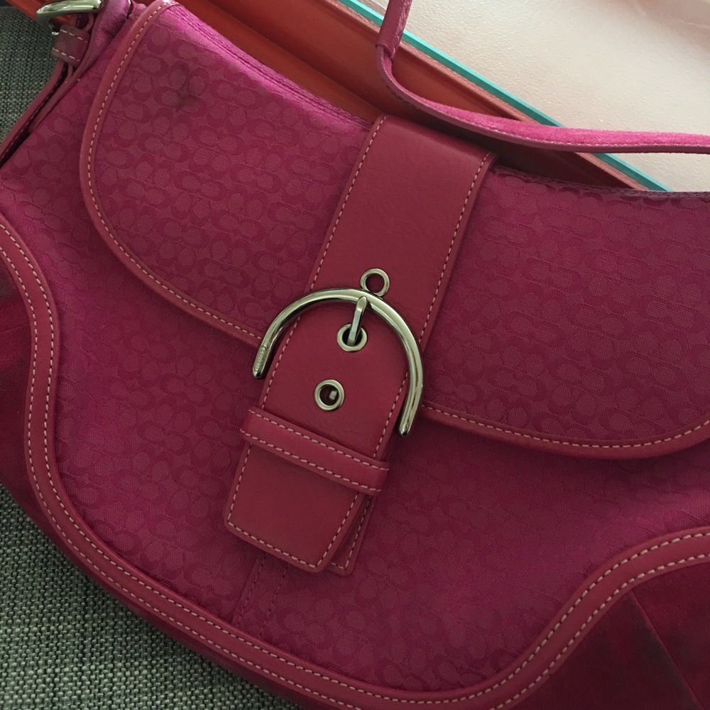 Coach pink should bag