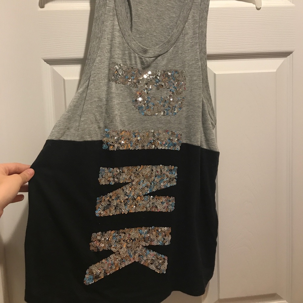 Victoria's Secert PINK sparkle muscle tank!