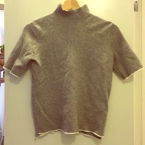 Zara Knit Short Sleeve Sweater