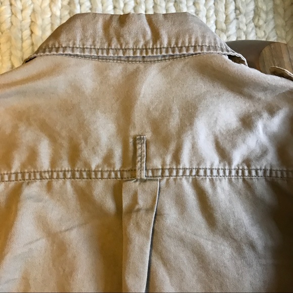 J. Crew safari shirt cotton w/ quality detailings - Picture 4 of 6