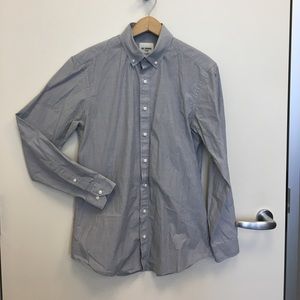 Ben Sherman oxford collar gray button down 15 1/2