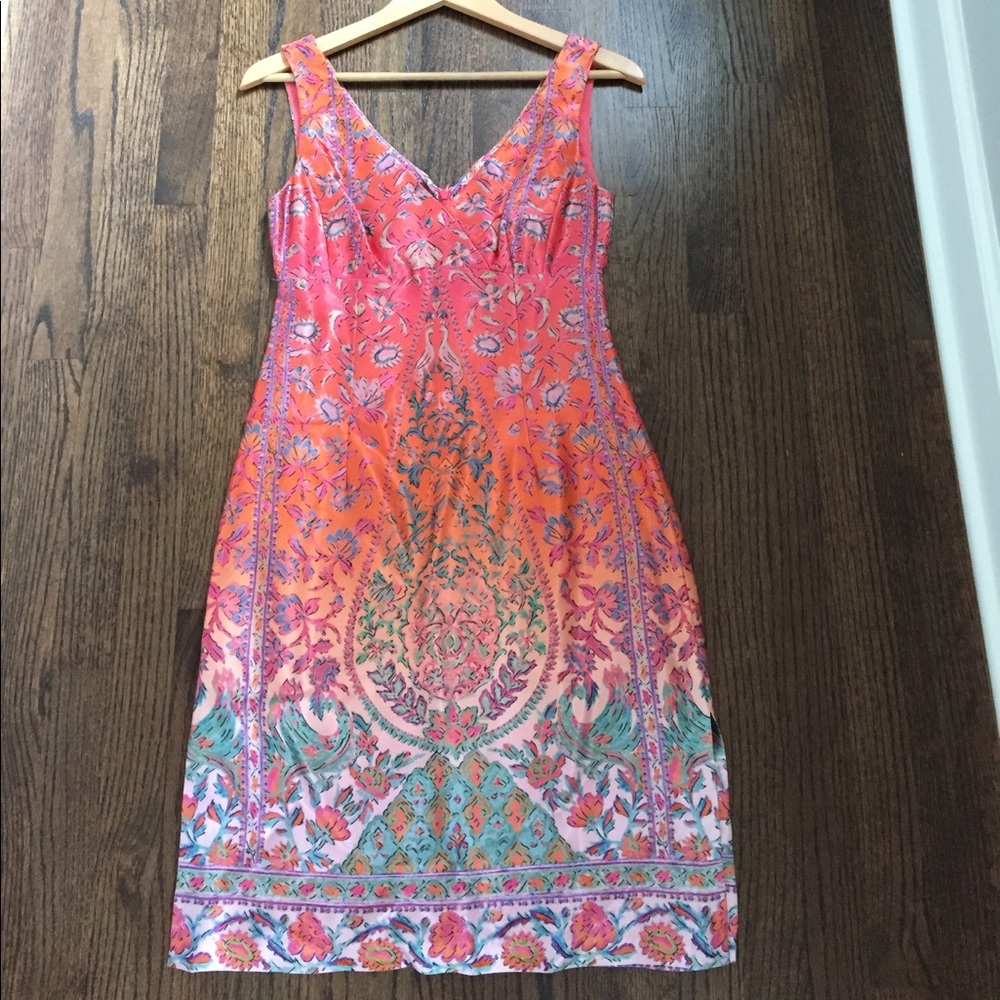 Nanette Leppore Sweet Jane Shoft Coral dress