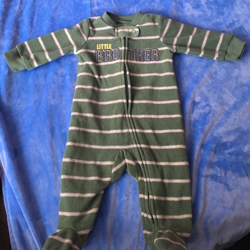 Little brother fleece onesie