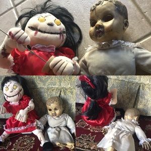 Halloween dolls n decoration bundle